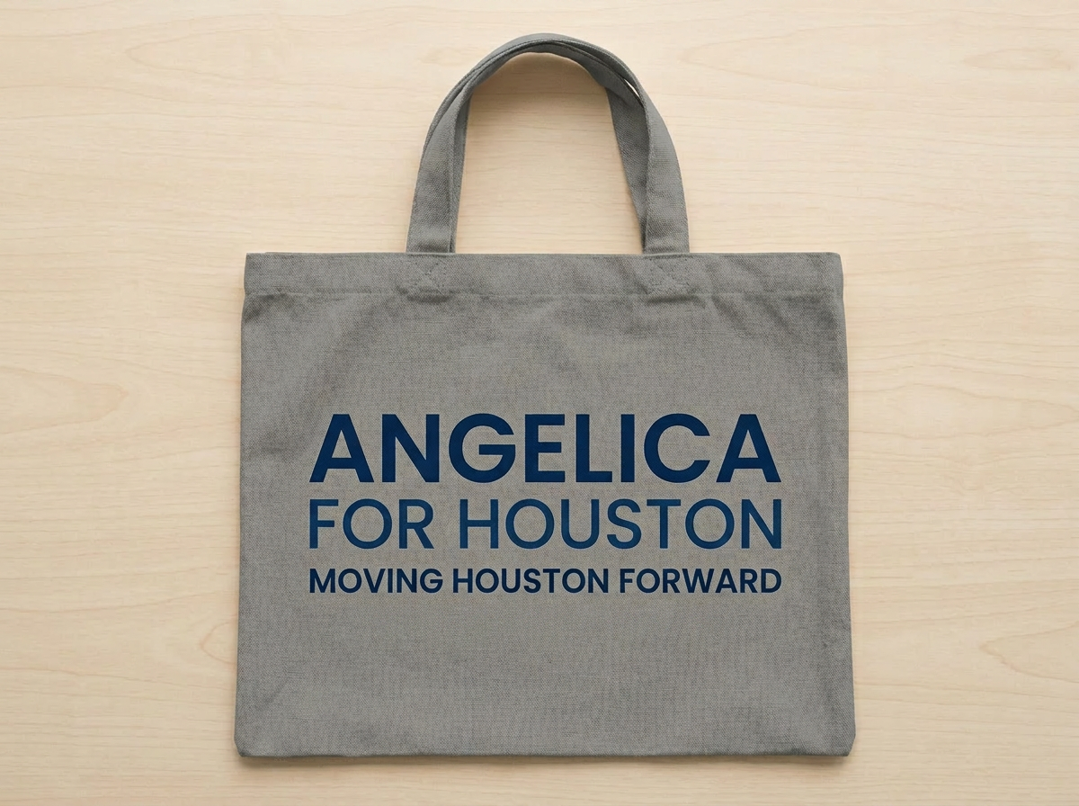 Angelica for Houston — Moving Houston Forward canvas tote bag